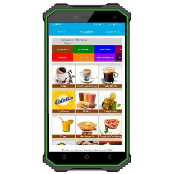 PDA 5 pulgada táctil IP68 con sistema Android