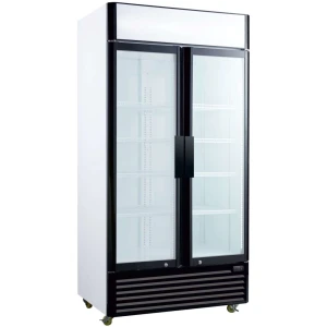 Armario Expositor Refrigerado 800 litros 2 Puertas Batientes de Vidrio de 1000x730x2030h mm PEKIN CSD800