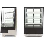Vitrina Refrigerada Ventilada Total Cristal Recto con 3 estantes de cristal 900X810X1454h mm Línea Pekín XC400L