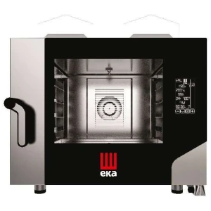 Horno a gas convección MILLENIAL BLACK MASK Pastelería/Panadería 4 bandejas 600x400 mm MKF464GBM Línea Padova