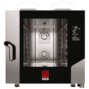 Horno a gas convección MILLENIAL BLACK MASK Pastelería/Panadería 6 bandejas 600x400 mm MKF664GBM Línea Padova