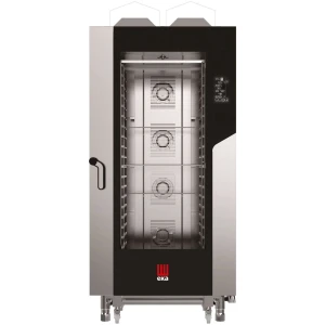 Horno a gas convección MILLENIAL BLACK MASK Gastronomía 20 bandejas GN1/1 MKF2011GBM Línea Padova