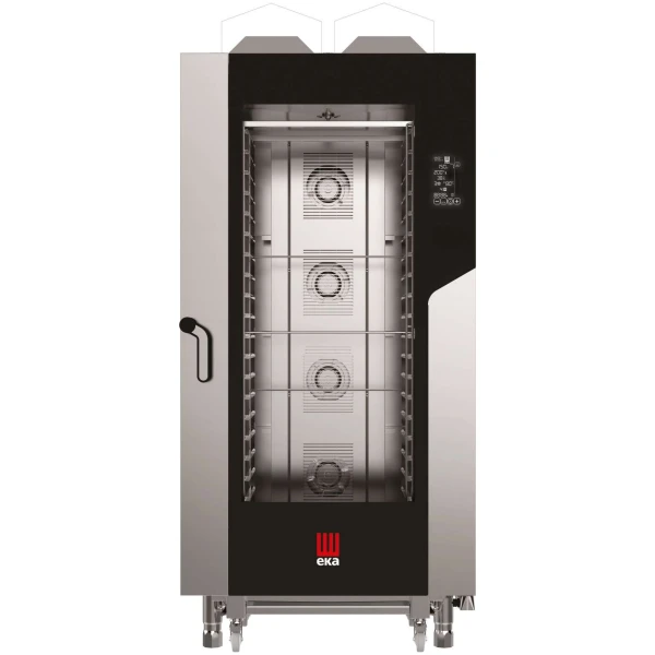 Horno a gas convección MILLENIAL BLACK MASK Gastronomía 20 bandejas GN1/1 MKF2011GBM Línea Padova