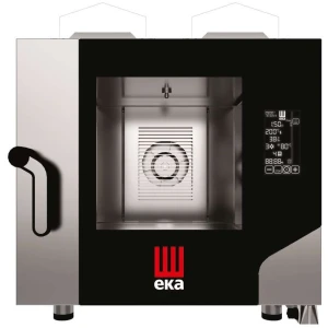 Horno a gas convección MILLENIAL BLACK MASK Gastronomía 5 bandejas GN1/1 MKF511GBM Línea Padova