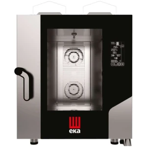 Horno a gas convección MILLENIAL BLACK MASK Gastronomía 7 bandejas GN1/1 MKF711GBM Línea Padova