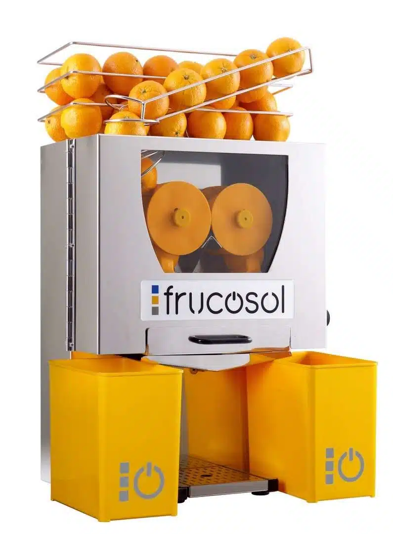 Exprimidor Automático 25 frutas/min FRUCOSOL Línea Rioja F50