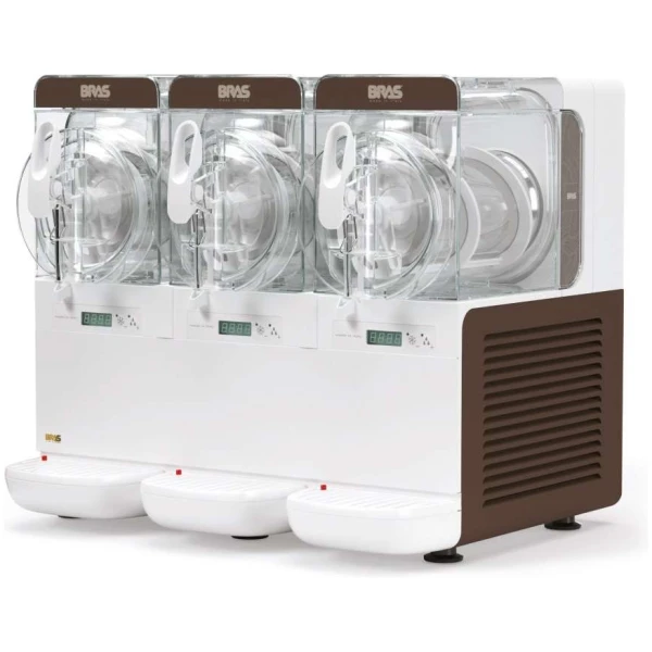 Granizadora compacta 3+3+3 litros BRAS B-CUBE3