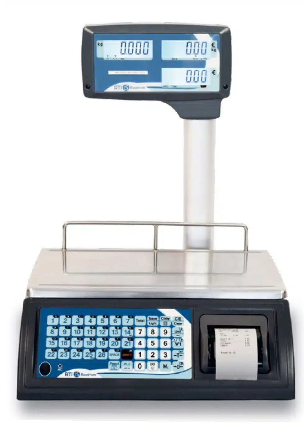 Balanza Comercial 30Kg con Impresora 1 Vendedor RTI30 BAXTRAN (260471)