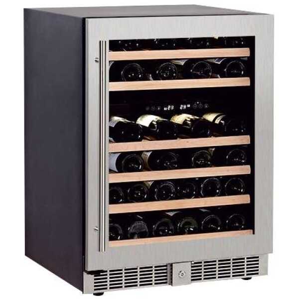 Armario Cava de Vino 2 temperaturas 50 botellas 595x580x870h mm PEKIN W-50