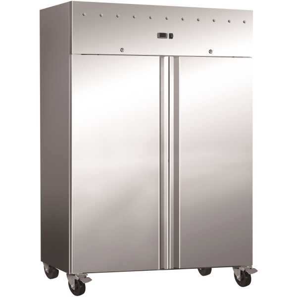 Armario Congelados GN2/1 Acero Inoxidable 2 Puertas 1200 litros 1340x810x1989h mm PEKIN GN1200BTV