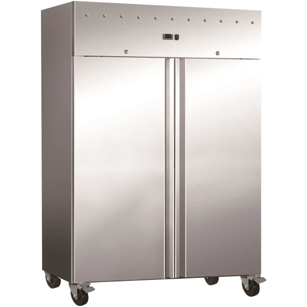 Armario Congelados GN2/1 Acero Inoxidable 2 Puertas 1200 litros 1340x810x1989h mm PEKIN GN1200BTV