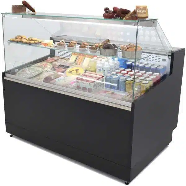 Vitrina Refrigerada Expositora de 2 metros Fondo 973 mm Frío Estático Línea CORDOBA VRE-200