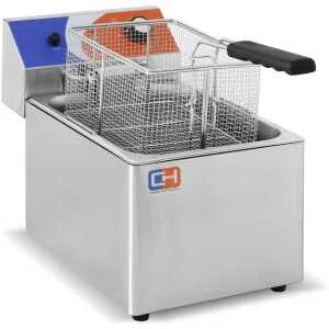 Freidora Eléctrica 8 litros SIN Grifo de 265 x420 x340h mm PEKIN EF-8L