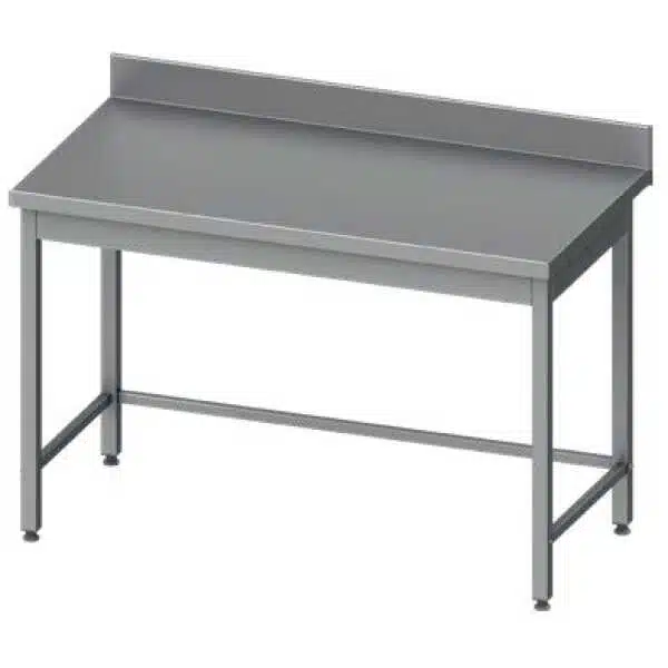 Mesa Mural acero inoxidable AISI 201 sin estante 2000x600x850 mm MM206S Línea Varsovia-43 Kg (950026200)