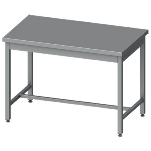 Mesa Central acero inoxidable AISI 201 sin estante 1000x600x850 mm MC106S Línea Varsovia-23