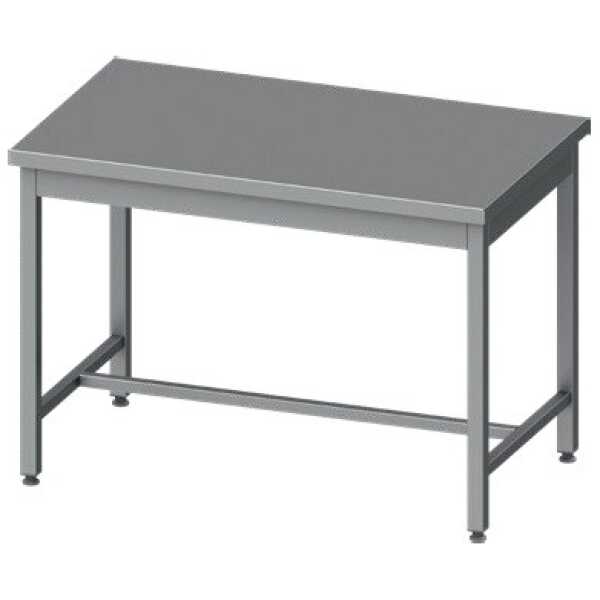 Mesa Central acero inoxidable AISI 201 sin estante 1000x600x850 mm MC106S Línea Varsovia-23