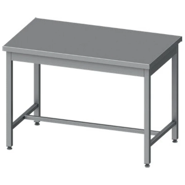 Mesa Central acero inoxidable AISI 201 sin estante 1000x700x850 mm MC107S Línea Varsovia (950087100)
