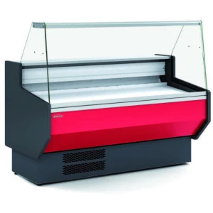 Vitrina Refrigerada Cristal Recto Fondo 800 dim.1305x800x1235h mm Línea Córdoba VED-8-13-R