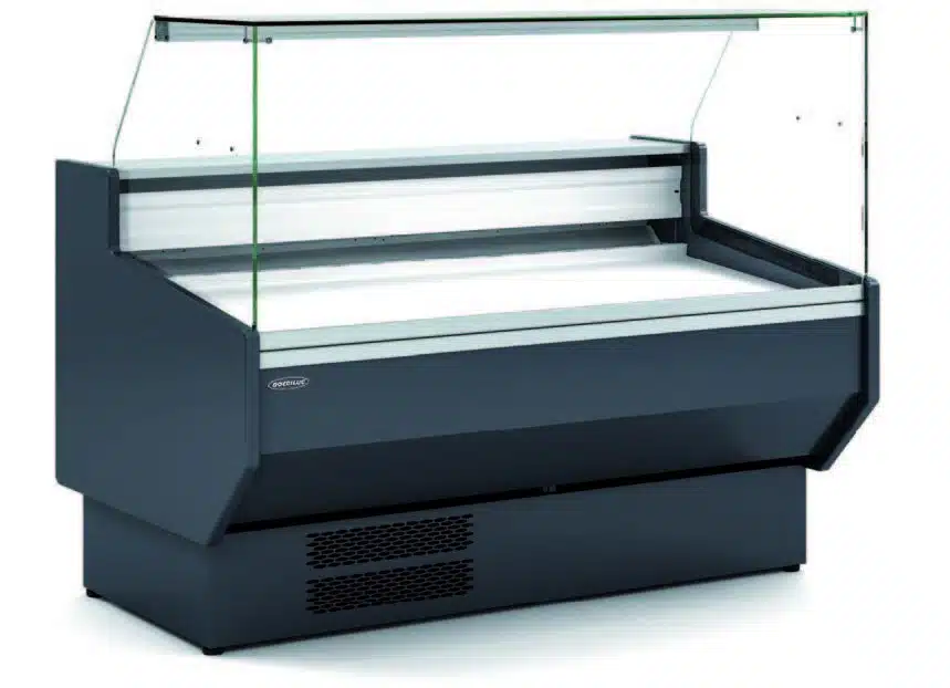 Vitrina Refrigerada Cristal Recto Fondo 900 dim.2995x940x1235h mm Línea Córdoba VED-9-30-R