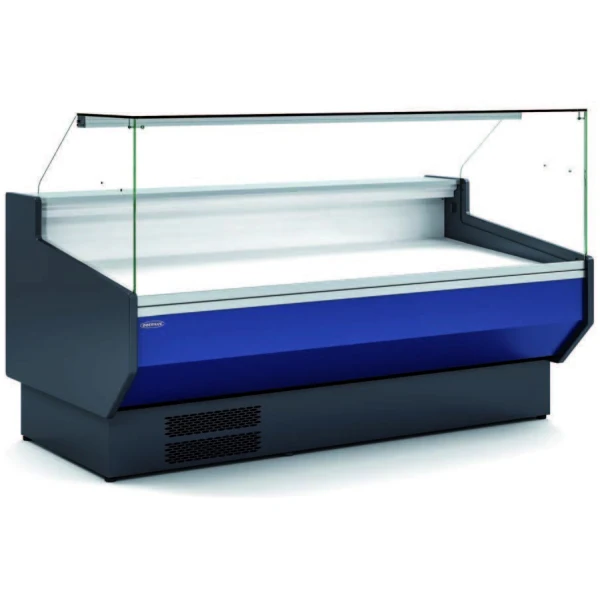 Vitrina Refrigerada Cristal Recto Fondo 1100 dim.1305x1100x1235h mm Línea Córdoba VED-10-13-R-TF
