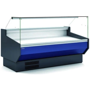 Vitrina Refrigerada Cristal Recto Fondo 1100 dim.1055x1100x1235h mm Línea Córdoba VED-10-10-R-TF