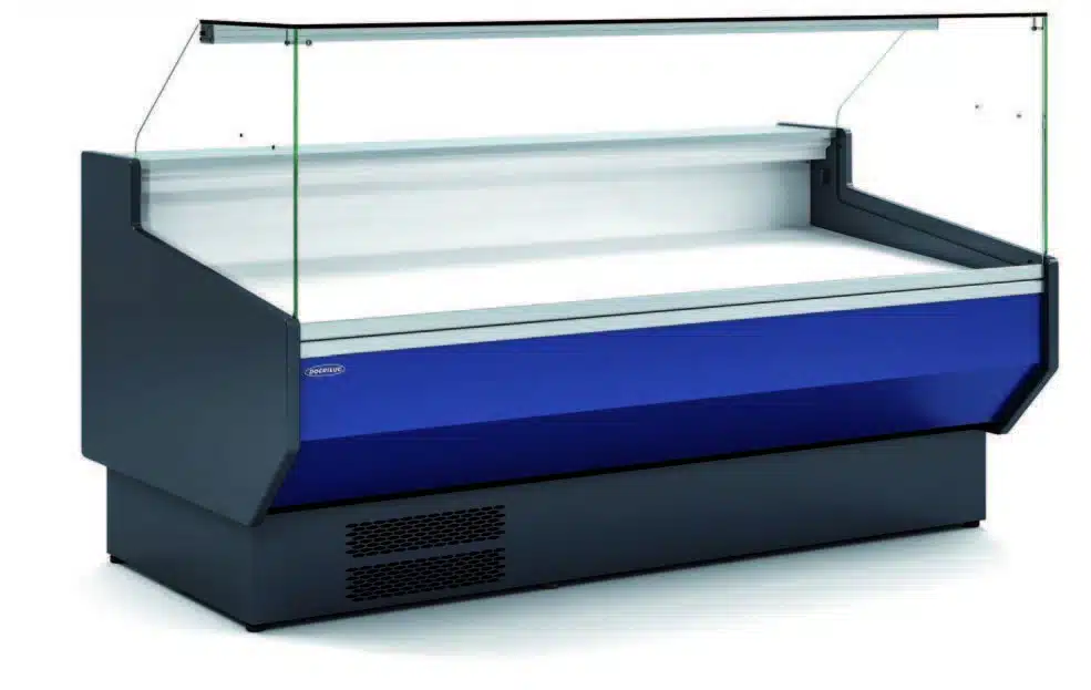 Vitrina Refrigerada Cristal Recto Fondo 1100  dim.2995x1100x1235h mm Línea Córdoba VED-10-30-R-TF