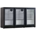 ARMARIO SOBREMOSTRADOR REFRIGERADO 3P RB-320HS NEGRO
