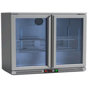 ARMARIO SOBREMOSTRADOR REFRIGERADO 2P RB-220HS INOX