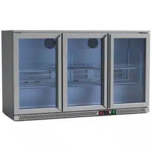 ARMARIO SOBREMOSTRADOR REFRIGERADO 3P RB-320HSS INOX