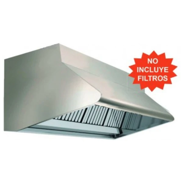 CAMPANA CLASSIC CON PLENUM SERIE 850 1500x840x700mm CON TURBINA