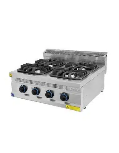 COCINA 4 FUEGOS SERIE 700 800X700X300 REF. 8070-OCK TURHAN