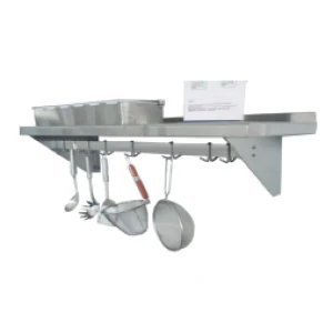 ESTANTE CON GANCHOS INFERIORES 1200X300X250 WM12030P