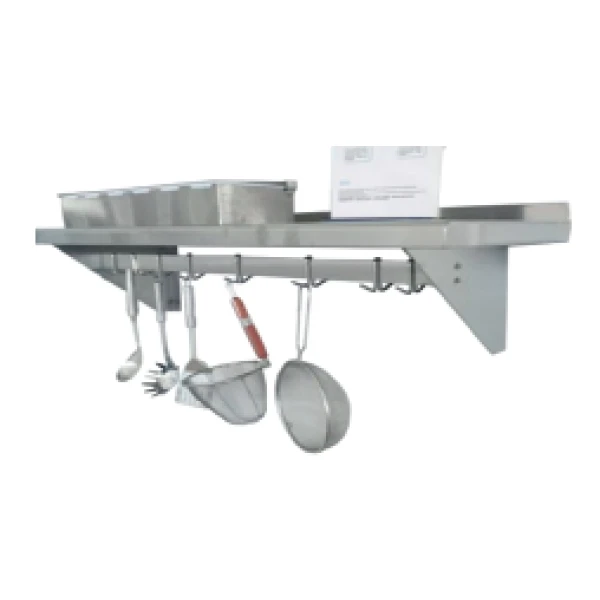 ESTANTE CON GANCHOS INFERIORES 900X300X250 WM09030P