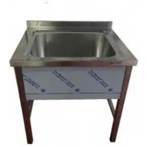 FREGADERO MURAL 600x700mm SIN ESCURRIDOR CON BANCADA