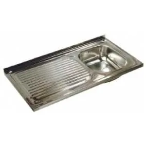 FREGADERO SEMI-INDUSTRIAL 1000x500 ESCURRIDOR DERECHA CON BASTIDOR