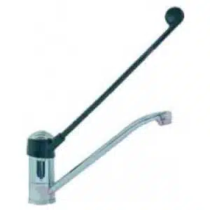 GRIFO MONOMANDO SOBREMESA 2 AGUAS. CAÑO LARGO Y PALANCA LARGA