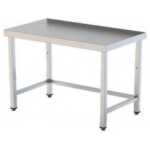 MESA CENTRAL SOLDA SIN ENTREPAÑO 1200x600mm ACERO INOXIDABLE AISI 304