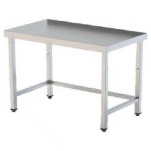 MESA CENTRAL SOLDA SIN ENTREPAÑO 1500x600mm ACERO INOXIDABLE AISI 304
