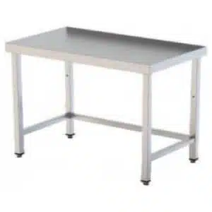 MESA CENTRAL SOLDA SIN ENTREPAÑO 2000x600mm ACERO INOXIDABLE AISI 304