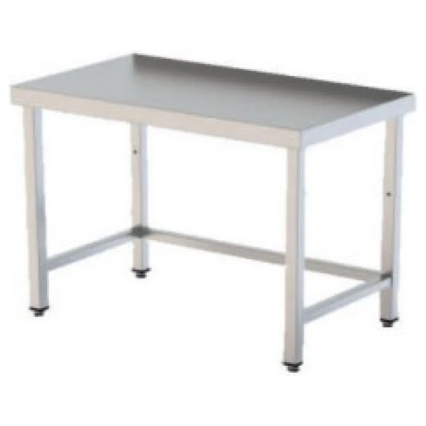 MESA CENTRAL SOLDA SIN ENTREPAÑO 2000x600mm ACERO INOXIDABLE AISI 304