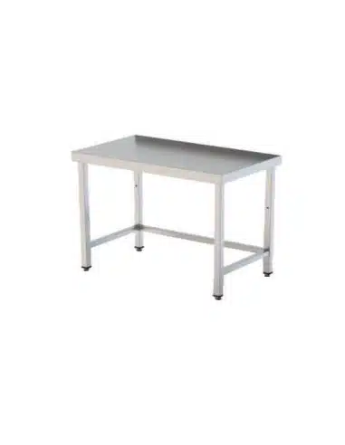 MESA CENTRAL SOLDA SIN ENTREPAÑO 2000x600mm ACERO INOXIDABLE AISI 304