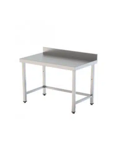 MESA CENTRAL SOLDADA SIN ENTREPAÑO 1800x600mm ACERO INOXIDABLE AISI 304