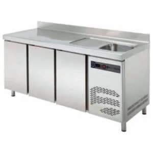 MESA REFRIGERADA CON FREGADERO TRS-200F