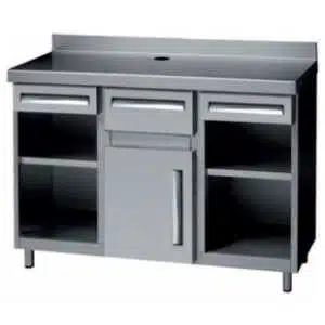 MUEBLE CAFETERA CON FONDO MCA 2550x600mm CON TOLVA