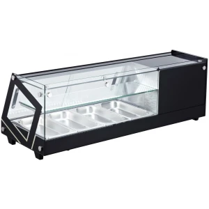 VITRINA PARA TAPAS CUADRADA 4 BANDEJAS RTS-44L (VRC-4) BLACK