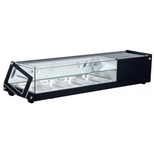 VITRINA PARA TAPAS CUADRADA 6 BANDEJAS RTS-84L (VRC-6) BLACK