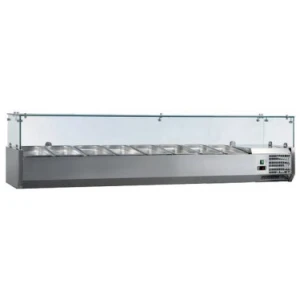 EXPOSITOR REFRIGERADO INGREDIENTES VR-1350 5 CUBETAS