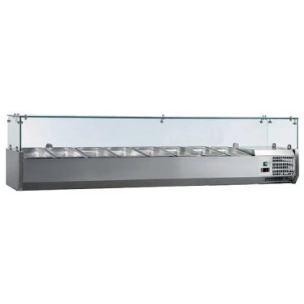 EXPOSITOR REFRIGERADO INGREDIENTES VR-2000 9 CUBETAS