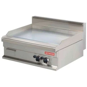 Fry tops a gas liso acero 15 mm con baño cromo duro 12kw 800x700x290h mm GG721SC Línea Estambul