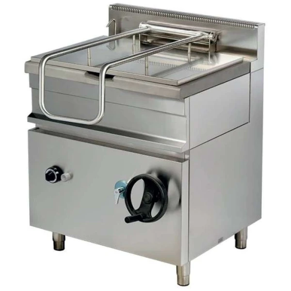 Sartén basculante a gas 65 litros 13kw 800x700x900h mm GP722 Línea Estambul